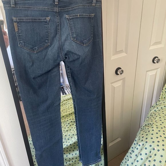 PAIGE Women's Skinny Jeans in Dark Blue - Picture 3 of 8